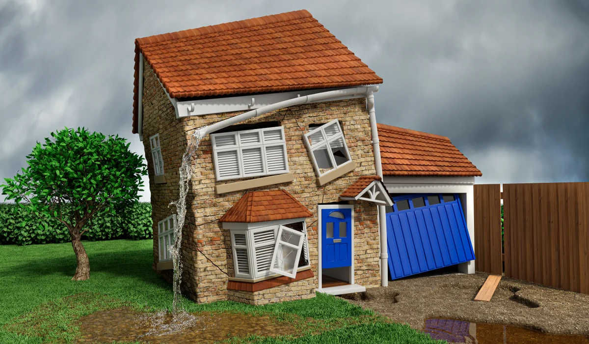 Badly built house