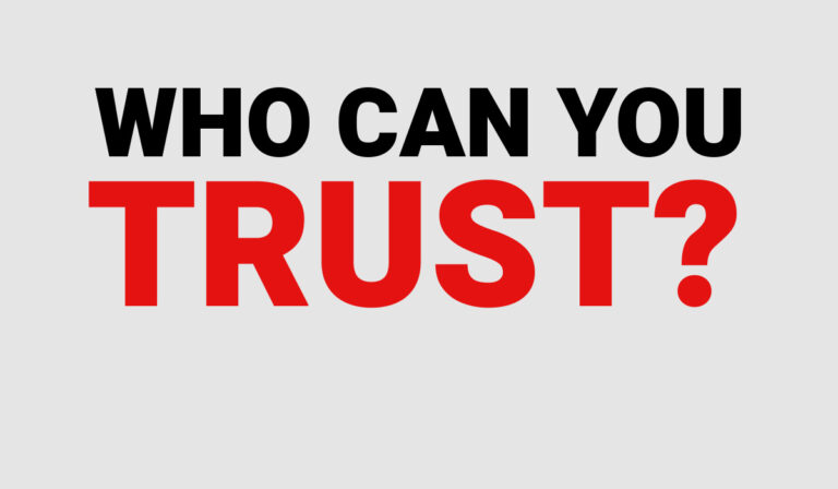 WHO CAN YOU TRUST 3