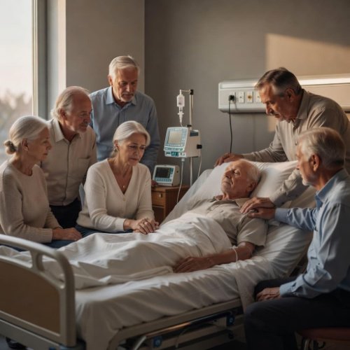 family-supporting-father-bedside-
